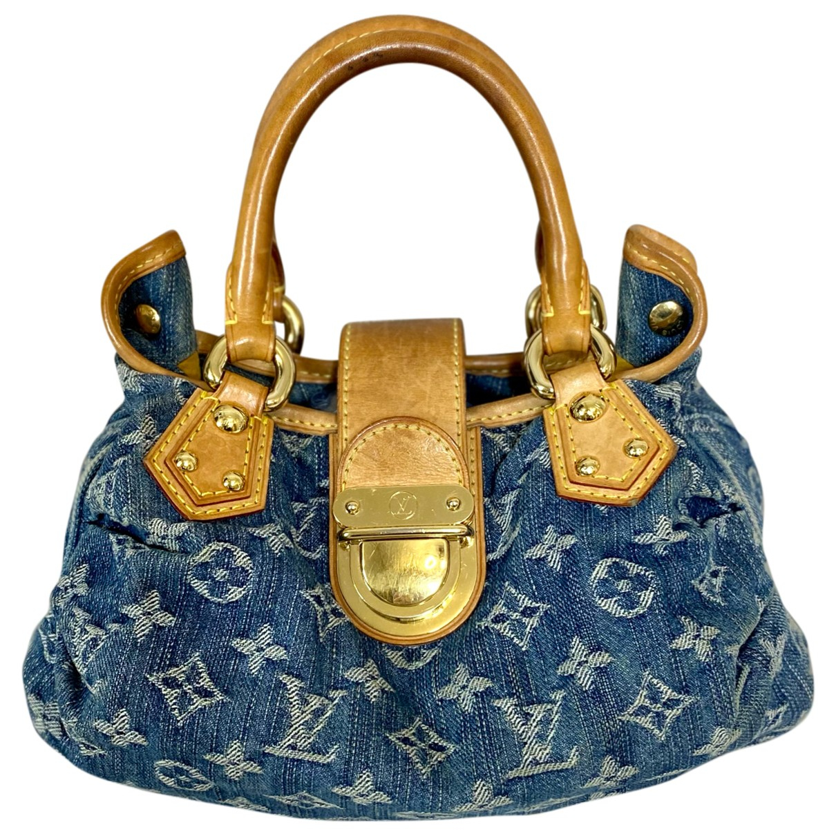 Pleaty handbag Louis Vuitton Blue in 